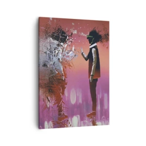 Vászonkép - Tudsz magadba nézni? - 50x70 cm