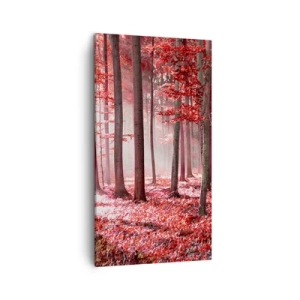 Vászonkép - A piros különösen szép - 45x80 cm