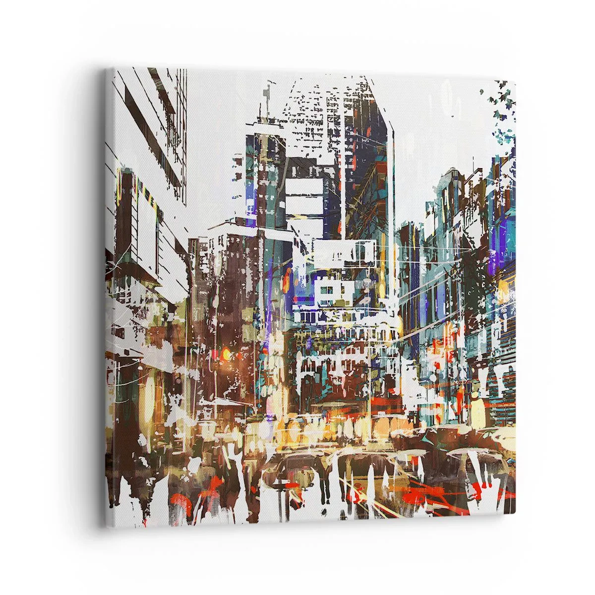 Vászonkép - Csillogó város - 30x30 cm