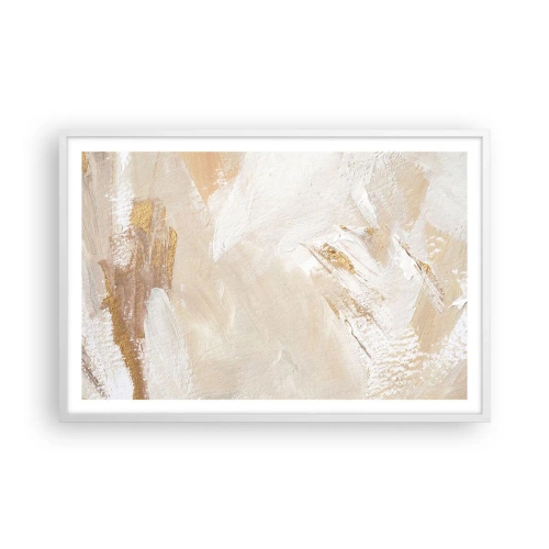 Poszter fekete keretben - Pasztell kompozíció - 91x61 cm