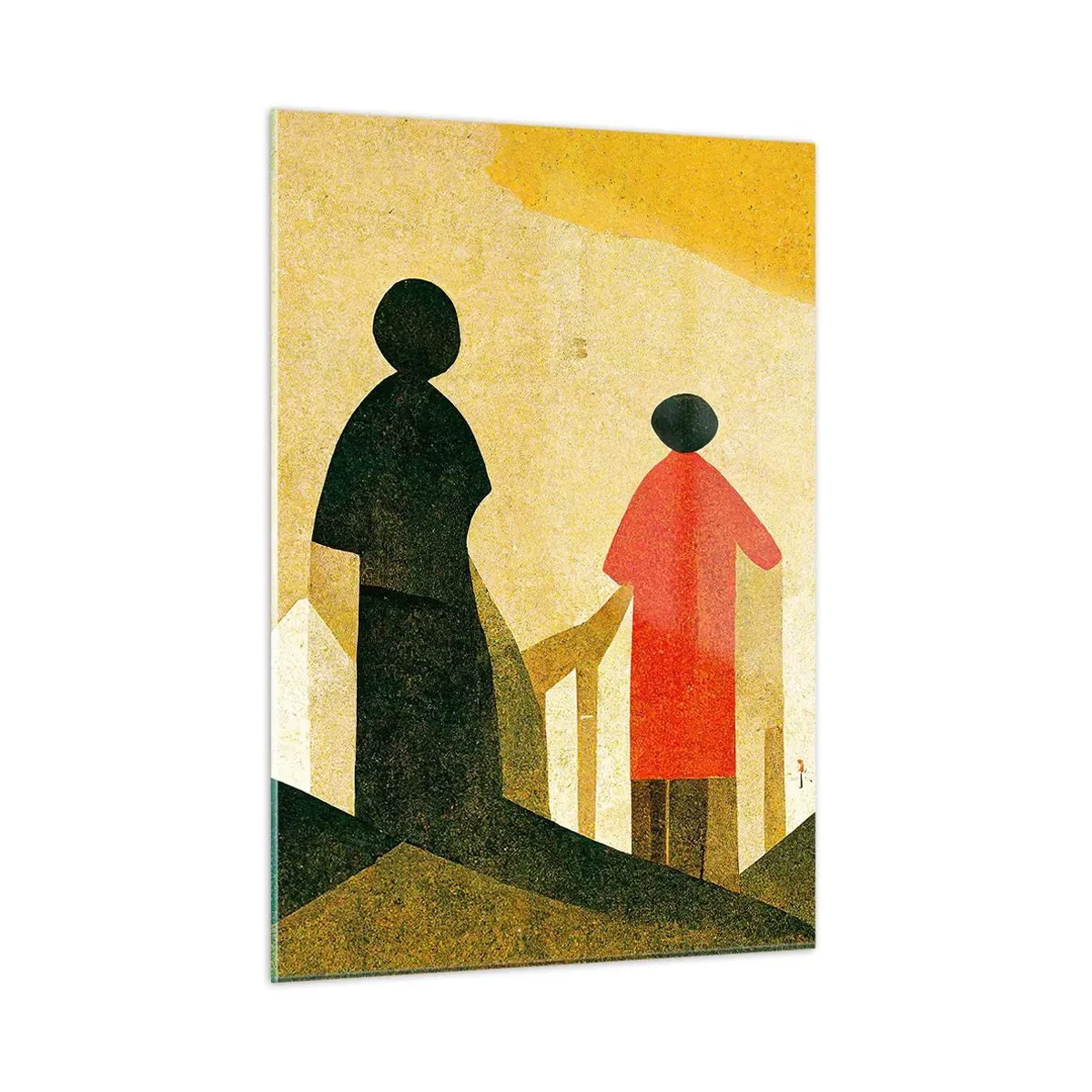 Üveg kép - Még messze van - 50x70 cm