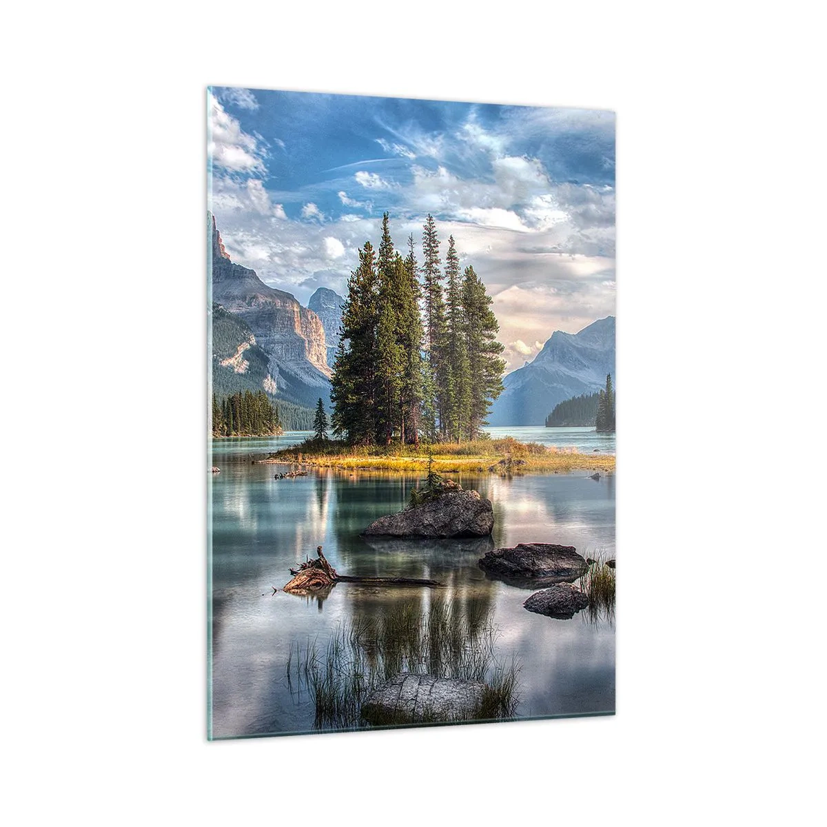 Üveg kép - A nagy és tiszta víz mellett... - 50x70 cm