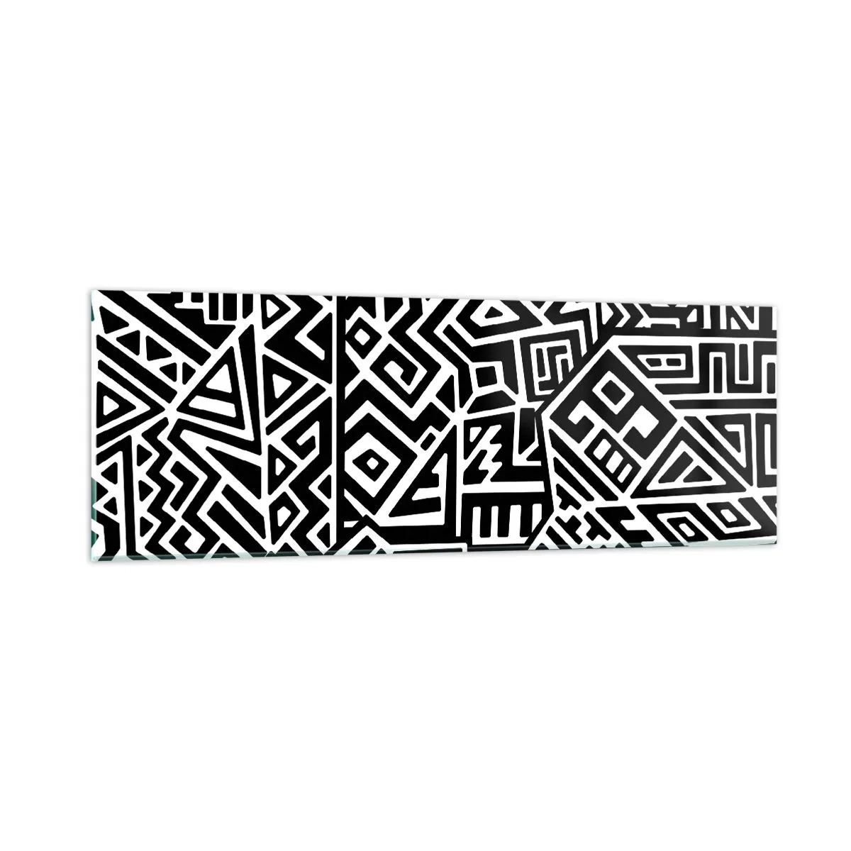 Üveg kép - Kolumbusz előtti kompozíció - 90x30 cm