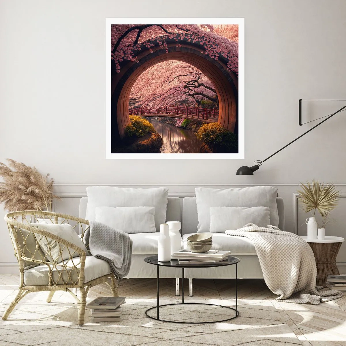 Poszter - Japán tavasz - 30x30 cm