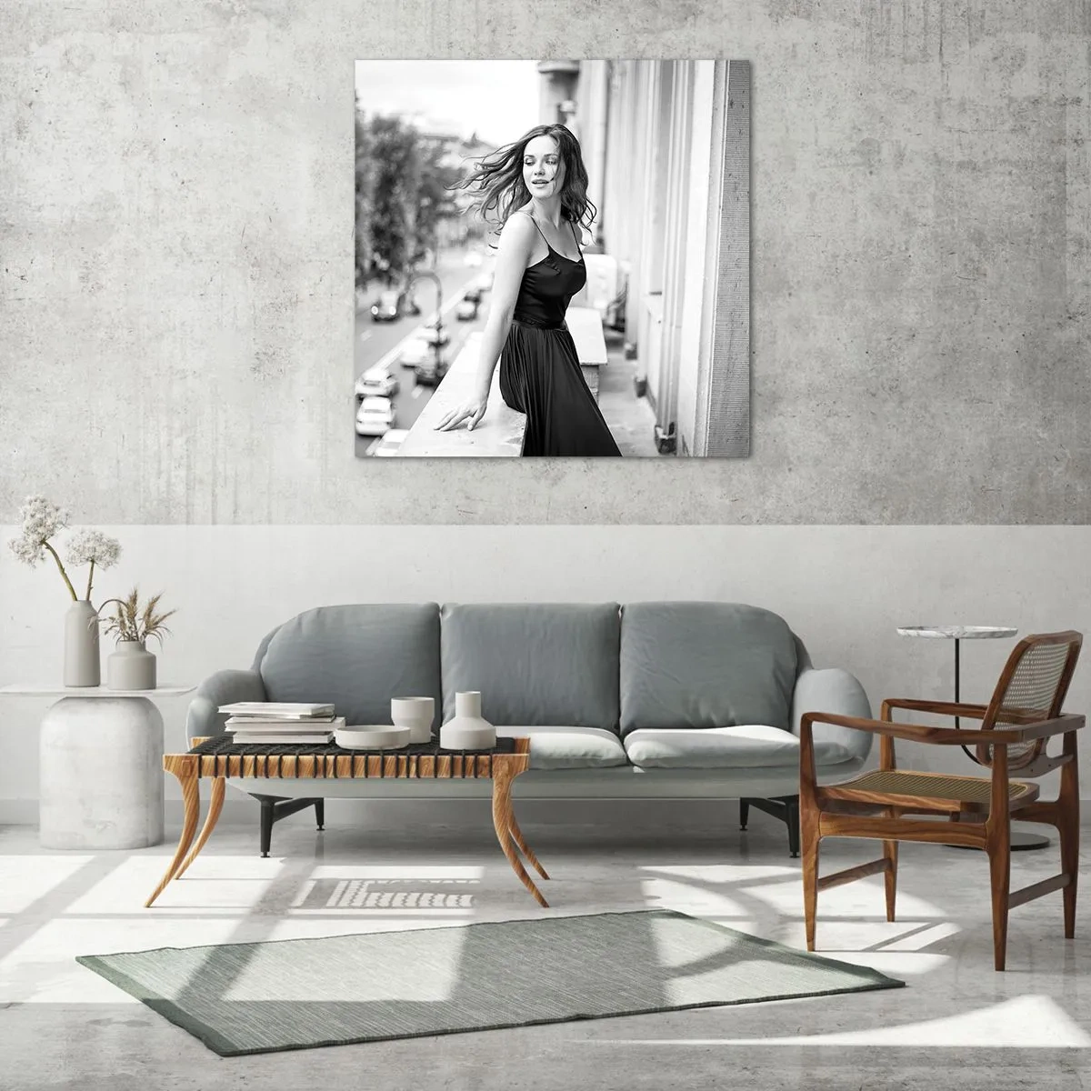 Üveg kép - Biztosan párizsi - 70x70 cm