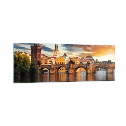 Üveg kép - Évszázadok óta gyönyörű - 90x30 cm