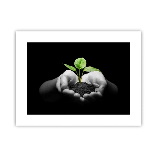 Poszter - Szeretem a természetet, védem azt - 40x30 cm