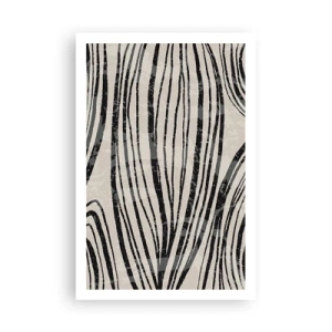 Poszter - Vonalak csobbanása - 61x91 cm