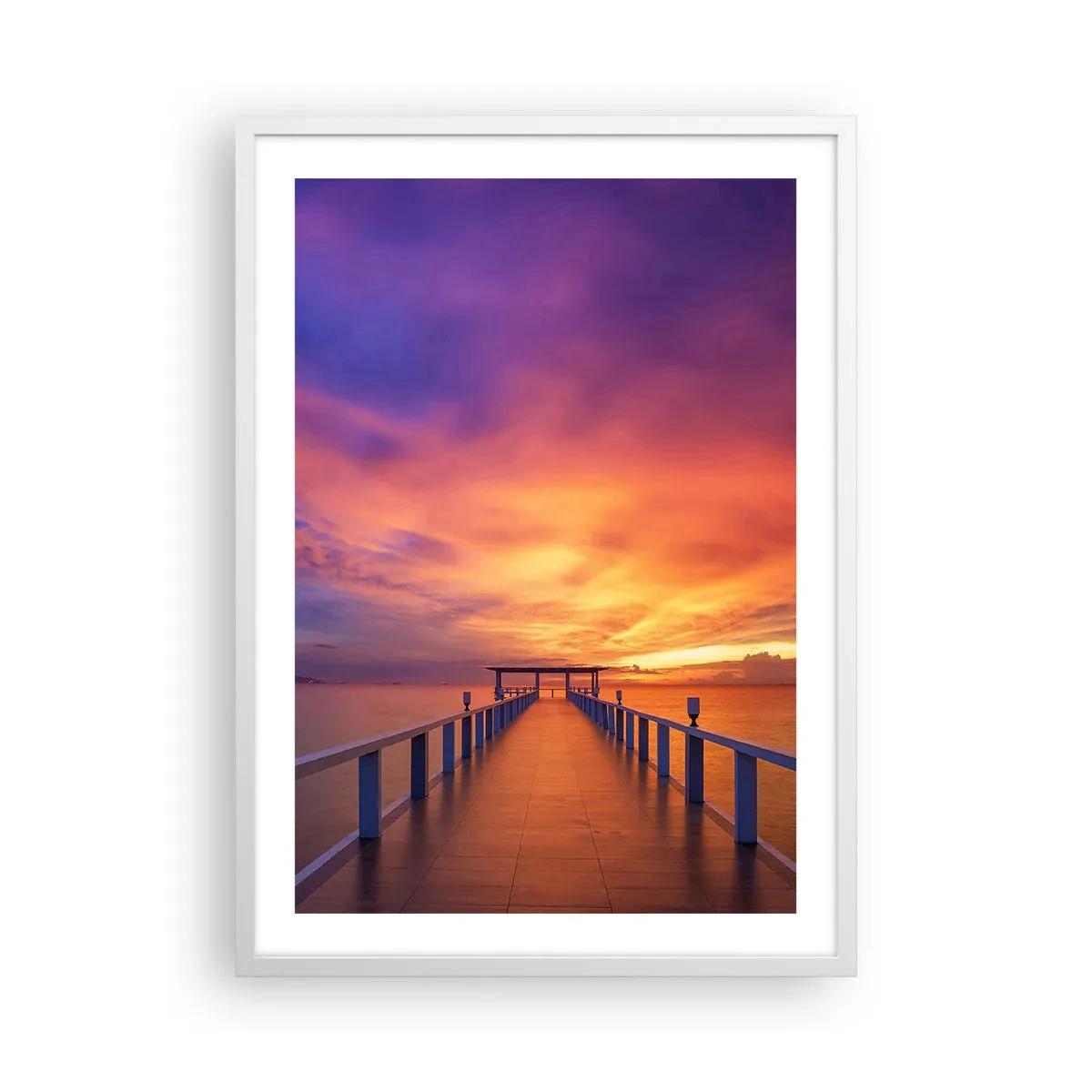 Poszter fekete keretben - Vég nélkül - 50x70 cm