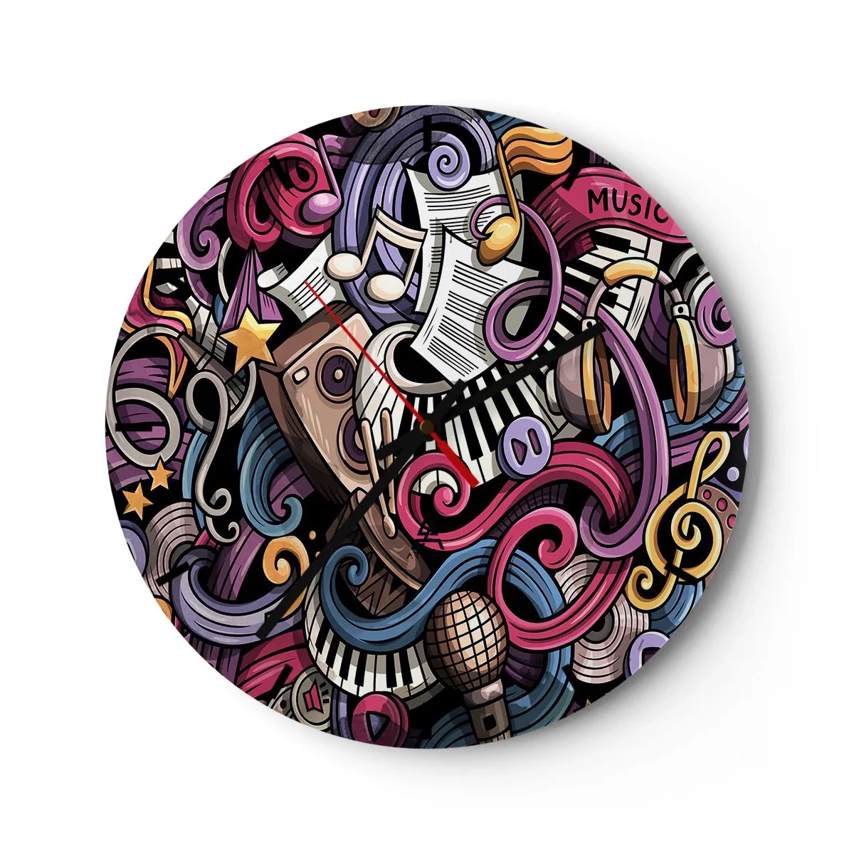 Falióra, Óra - Bonyolult dallam - 40x40 cm