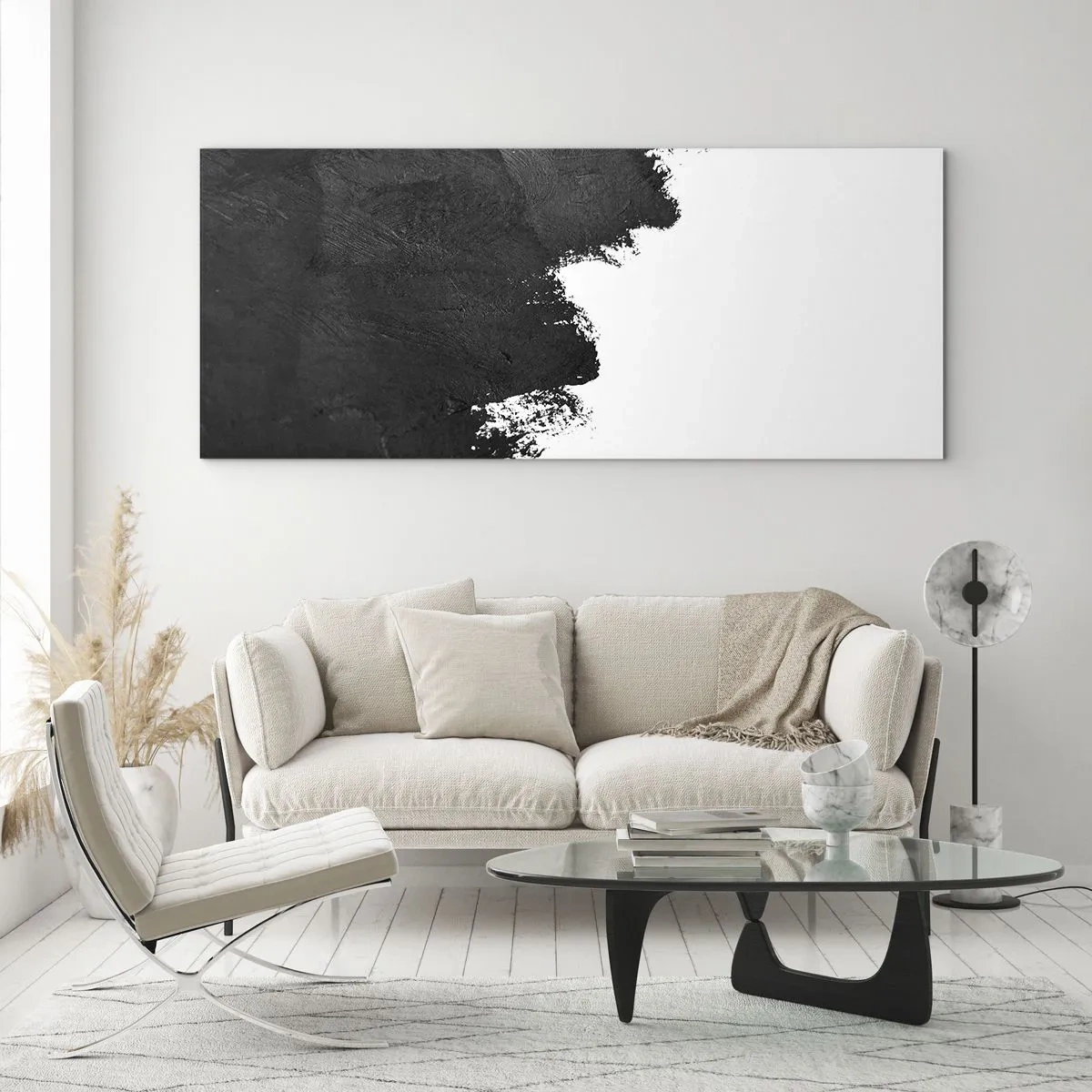 Üveg kép - Elemek: föld - 100x40 cm