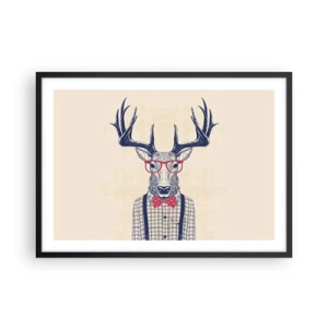 Poszter fehér keretben - Mókás extravagancia - 70x50 cm