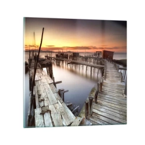 Üveg kép - Hiteles, nem turistabábu - 50x50 cm