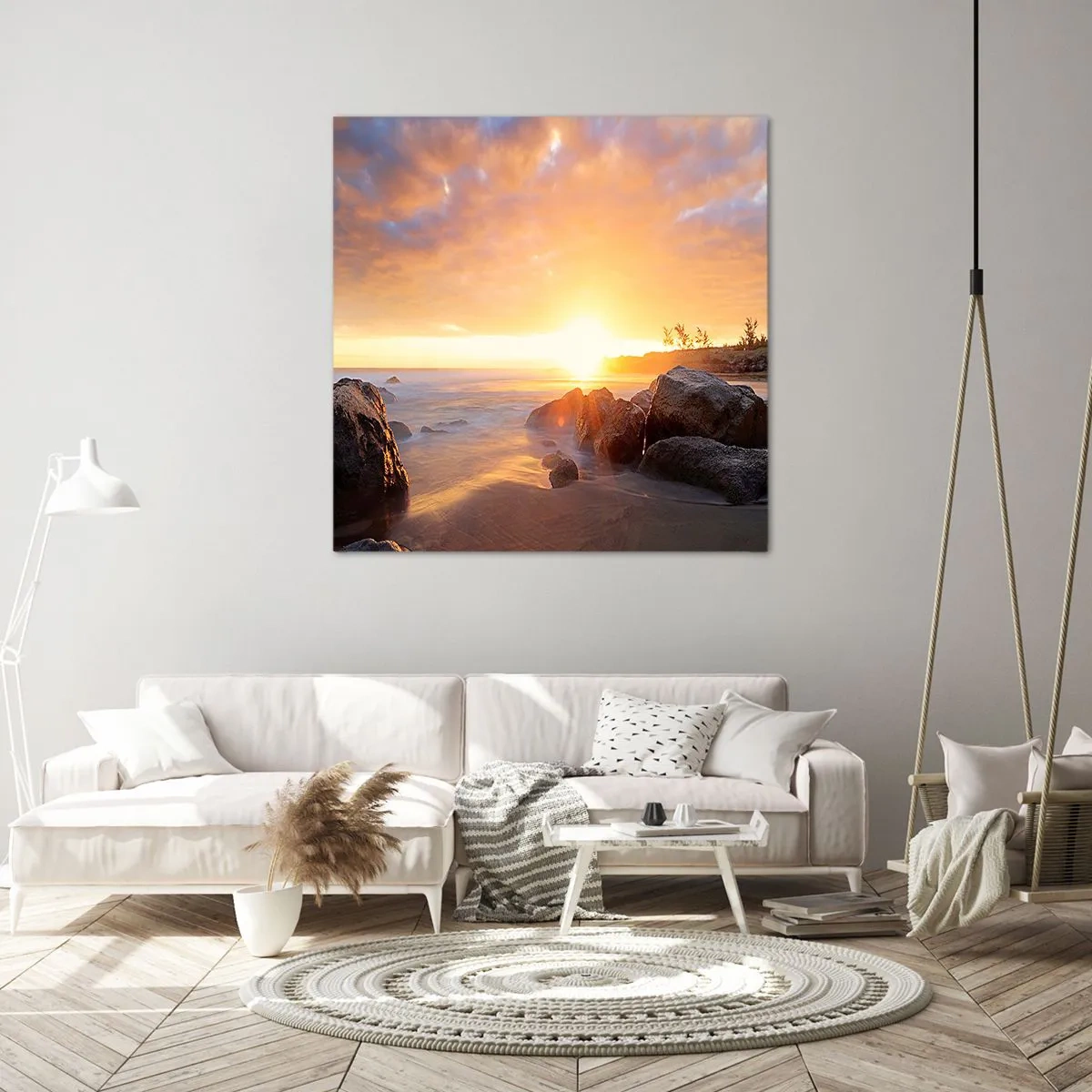 Vászonkép - Ragyogó esti szellő - 60x60 cm
