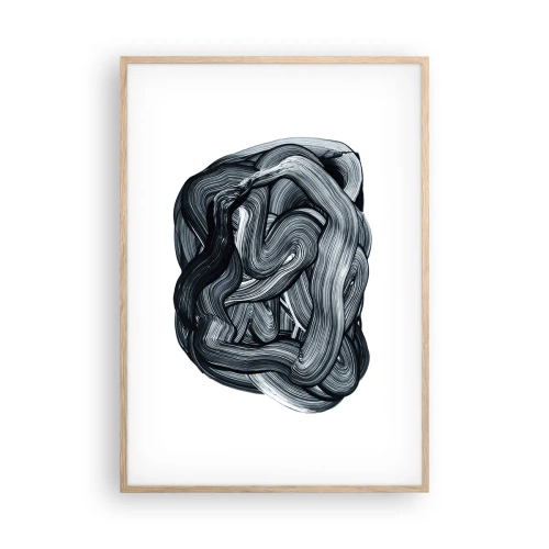 Poszter világos tölgy keretben - Ez nem olyan egyszerű - 70x100 cm