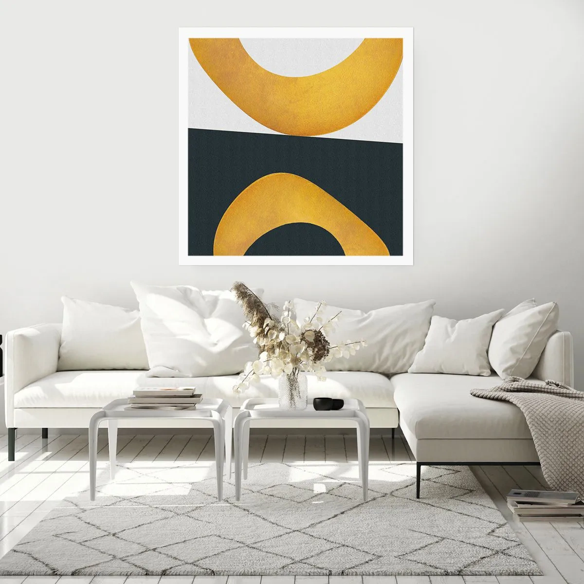 Poszter - Először is: arany - 40x40 cm