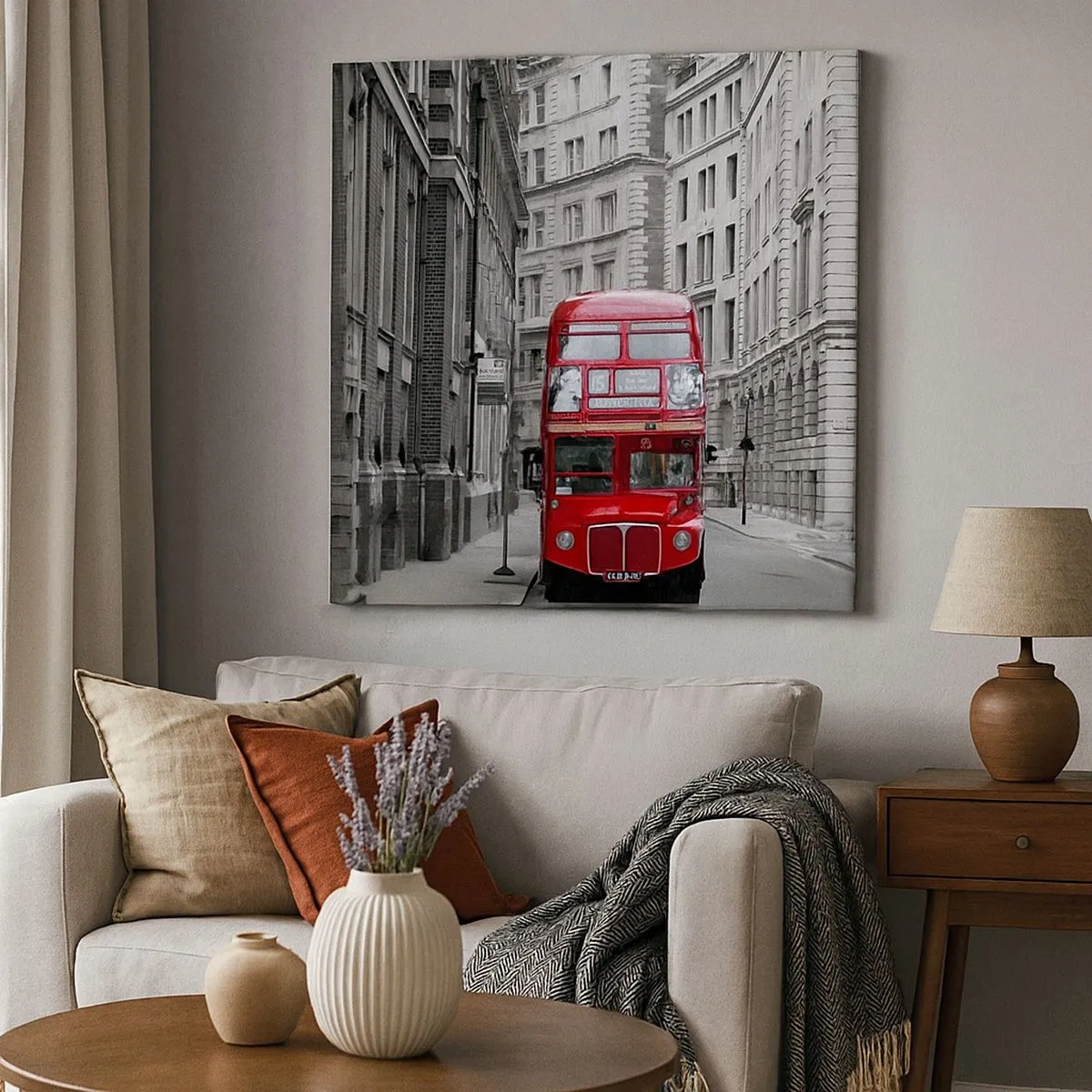 Vászonkép - A mindennapi életnek nem kell szürkének lennie - 30x30 cm