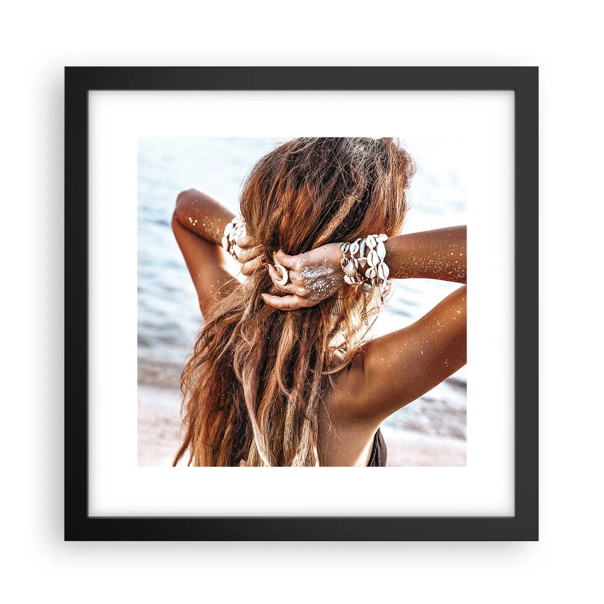 Poszter fehér keretben - A víz és a nap testvére - 30x30 cm