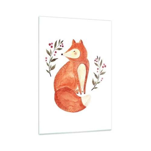 Üveg kép - Kis vörös hajú - 70x100 cm