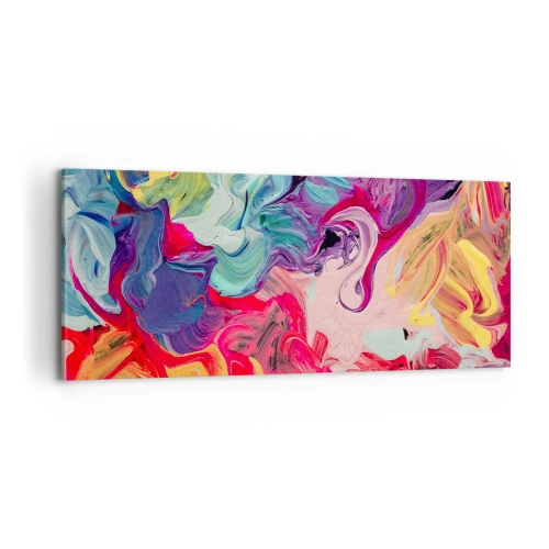 Vászonkép - Színek születése - 100x40 cm