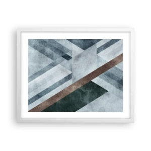 Poszter fekete keretben - A geometria kifinomult eleganciája - 50x40 cm