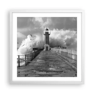 Poszter fekete keretben - Rettenthetetlen - 50x50 cm