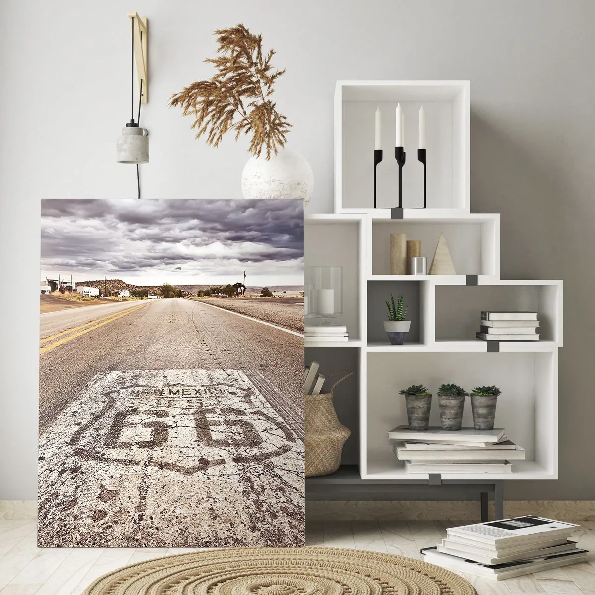 Üveg kép - Mother Road – amerikai legenda - 80x120 cm