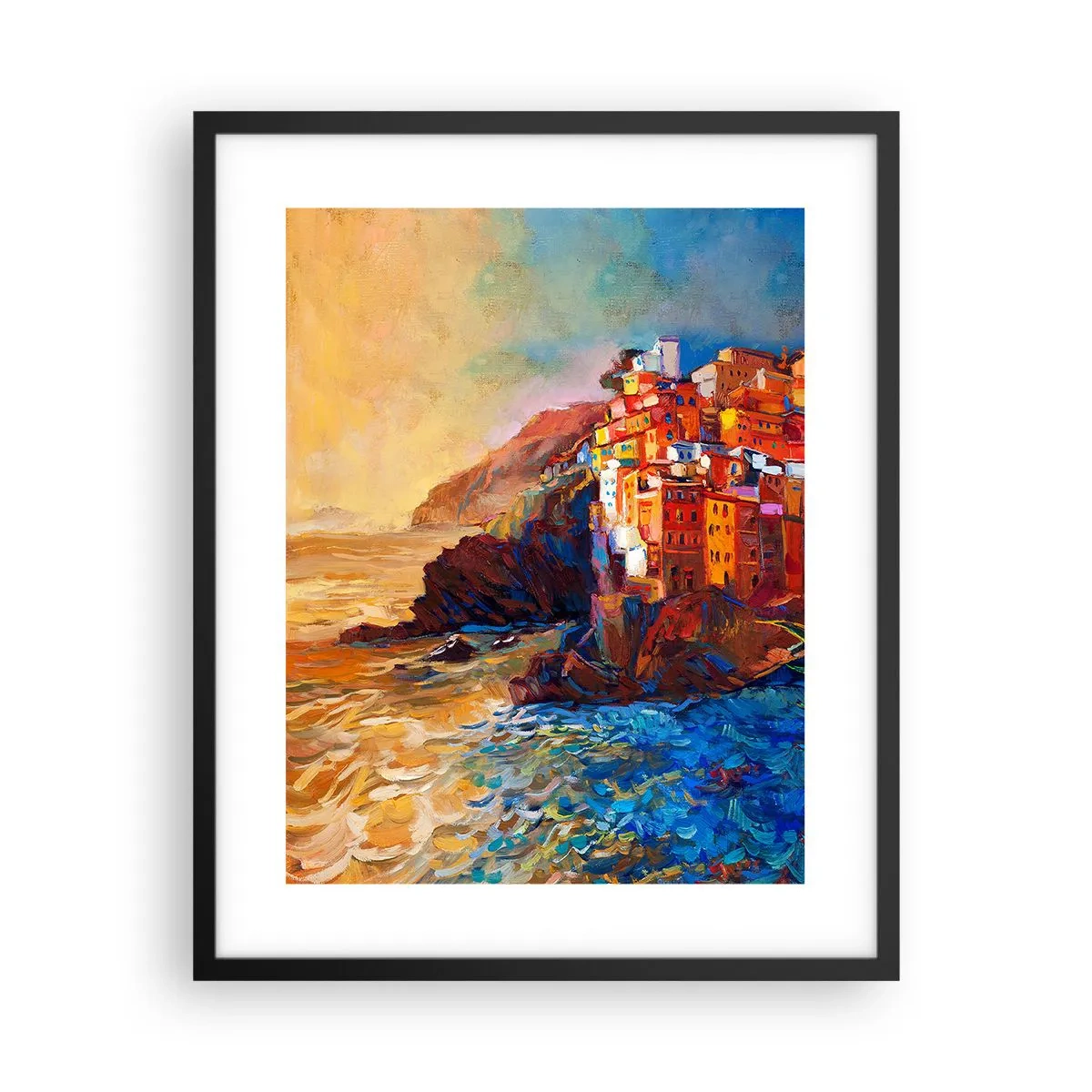 Poszter fehér keretben - Olasz hangulatok - 40x50 cm