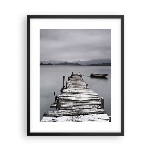 Poszter fehér keretben - Holnap indulhatsz - 40x50 cm