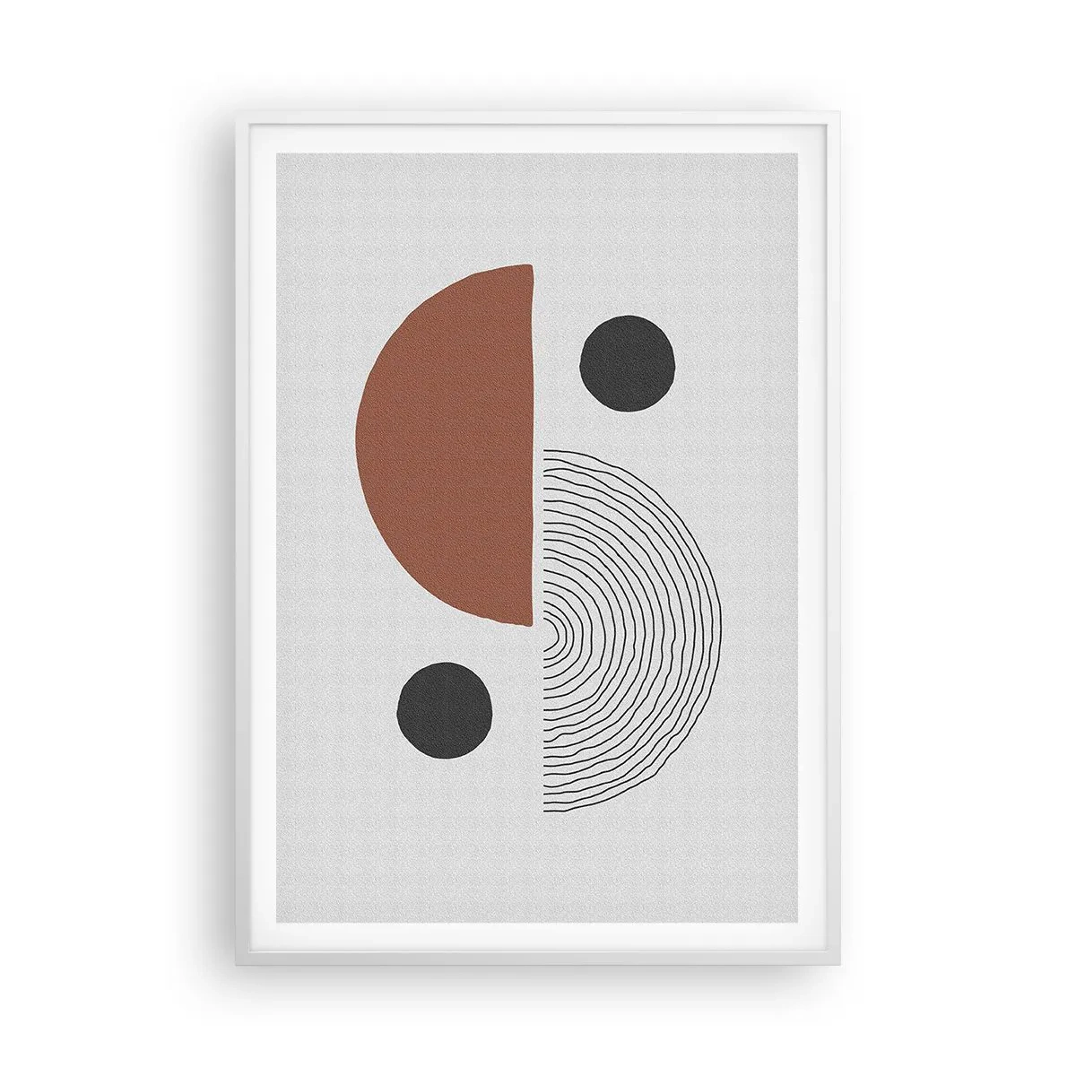 Poszter fekete keretben - A kerék tökéletessége - 70x100 cm