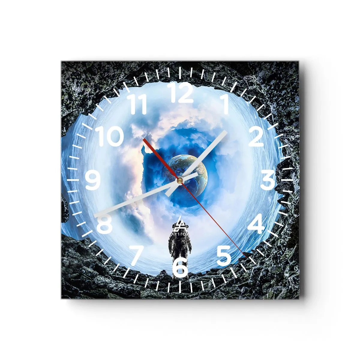 Falióra, Óra - Nincs messze otthontól - 40x40 cm