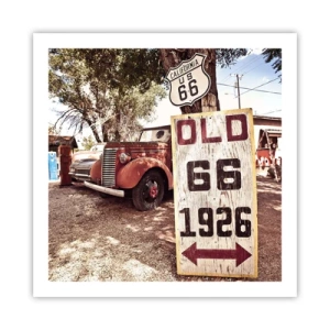 Poszter - Az amerikai tartomány legendája - 60x60 cm