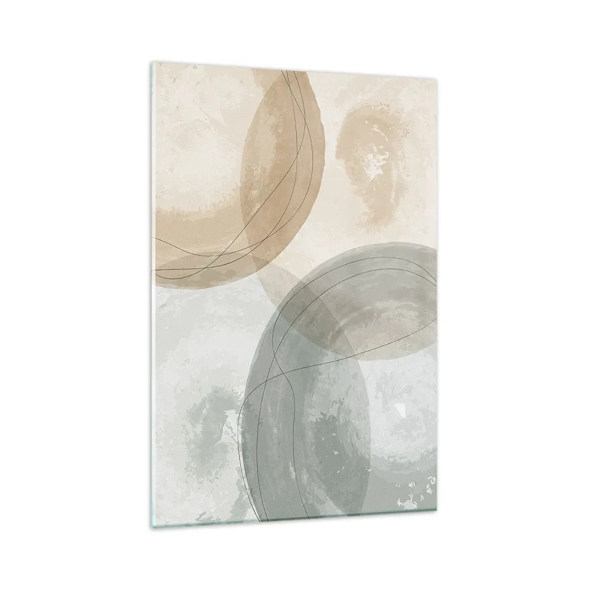 Üveg kép - világok behatolása - 80x120 cm