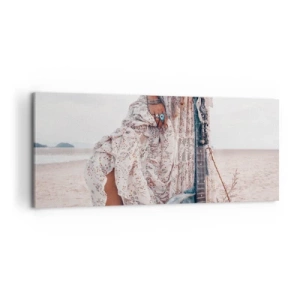 Vászonkép - Hippik az úton - 120x50 cm