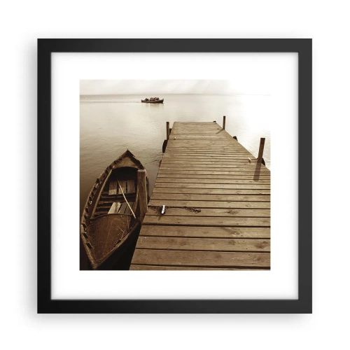 Poszter fehér keretben - Nagy béke - 30x30 cm