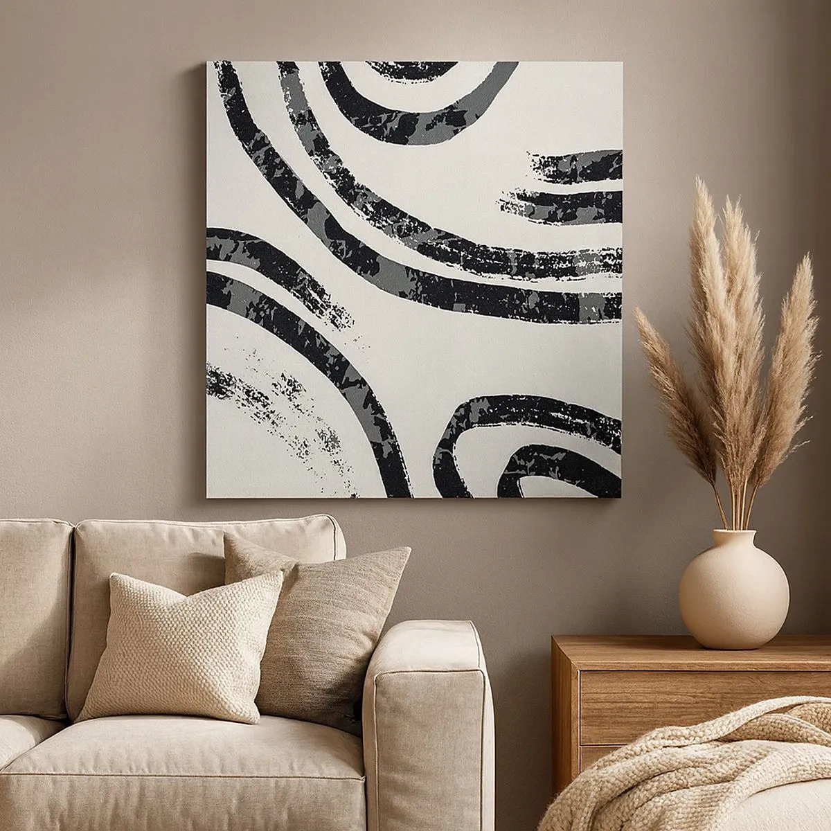 Vászonkép - Félig megállt - 30x30 cm