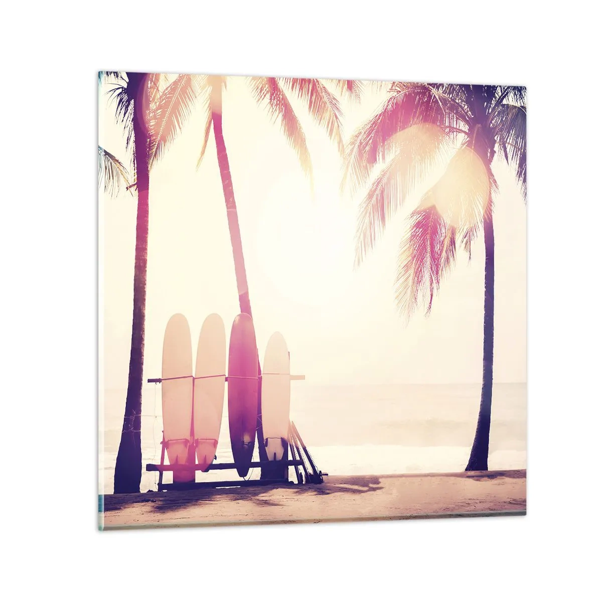 Üveg kép - Ez  remek nap lesz  - 60x60 cm