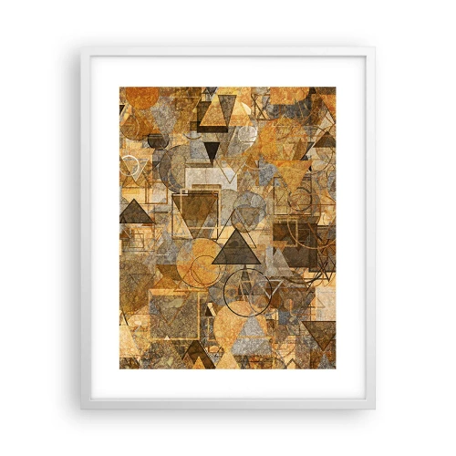 Poszter fekete keretben - Formában a világ - 40x50 cm