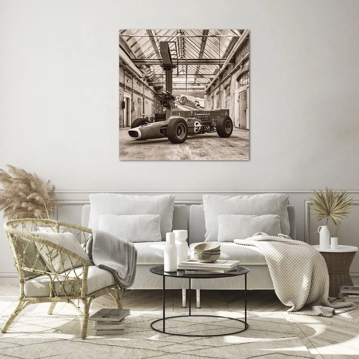 Üveg kép - A győztes pihenője - 60x60 cm