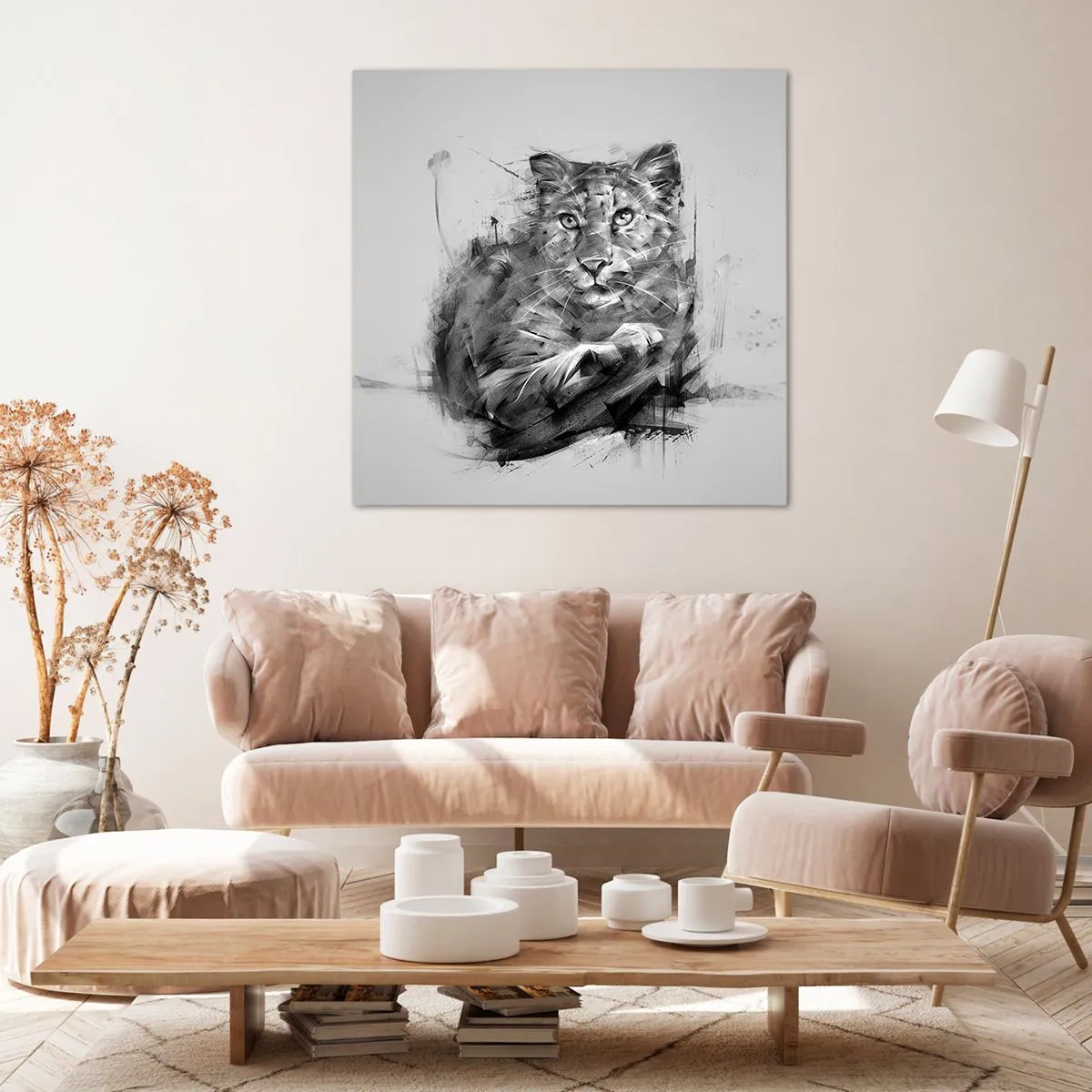 Vászonkép - Igen, figyelmesen hallgatok - 50x50 cm