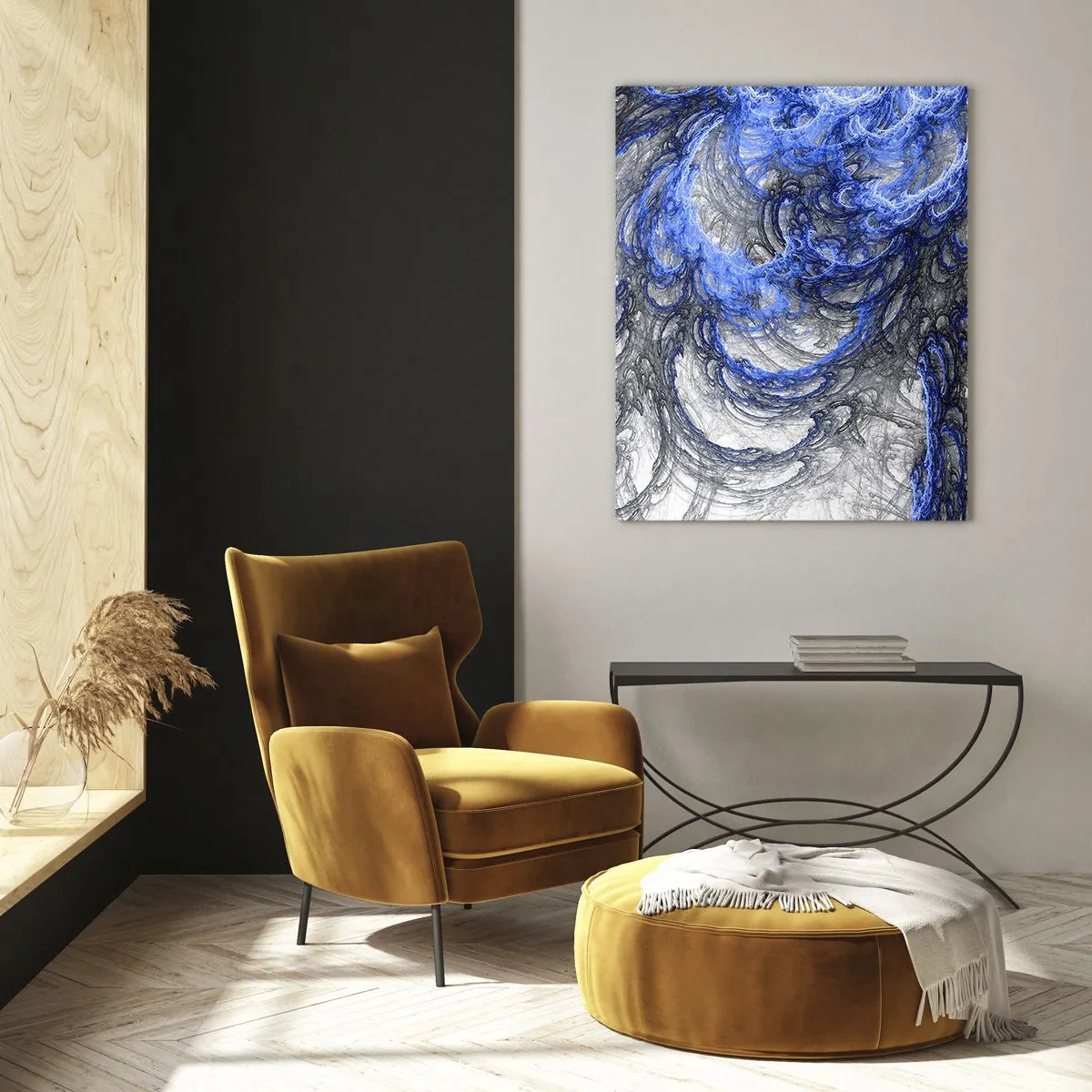 Üveg kép - Egy hullám születése - 50x70 cm