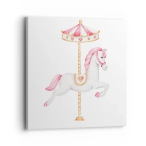 Vászonkép - Elindult egy patával - 40x40 cm