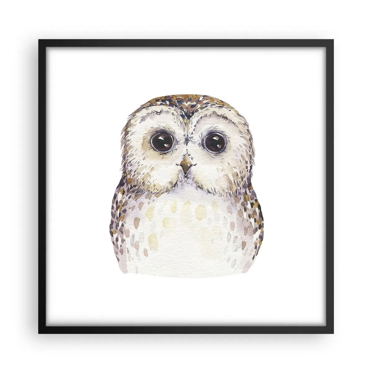 Poszter fehér keretben - Nézz a szemembe - 50x50 cm