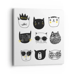 Vászonkép - Mindenki más - 40x40 cm