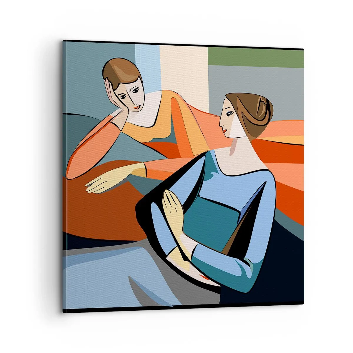 Vászonkép - A bizalmak pillanata - 60x60 cm