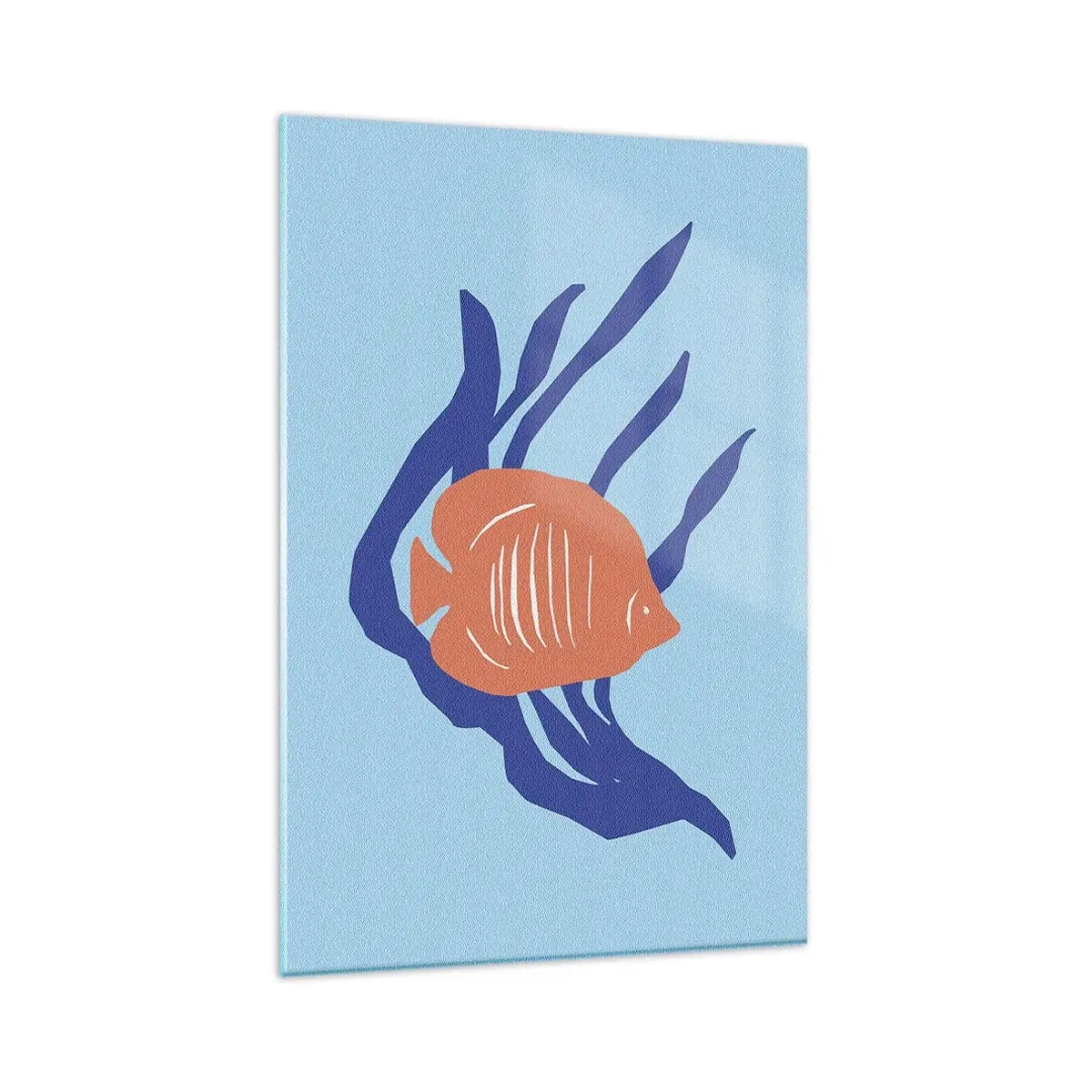 Üveg kép - Korall vízlakó - 80x120 cm