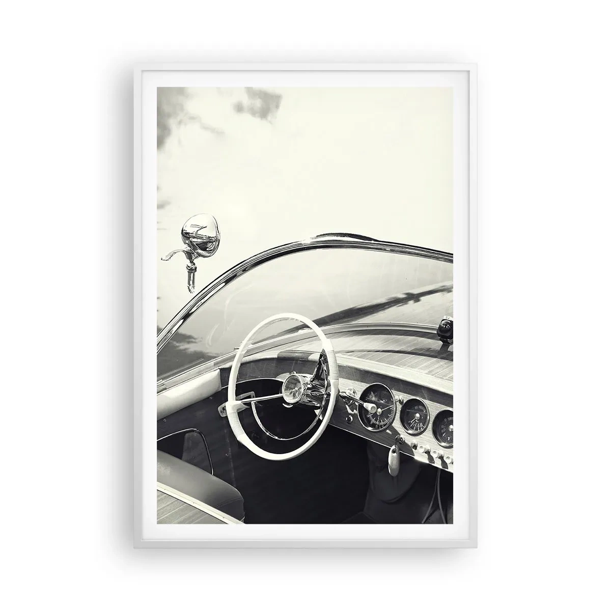 Poszter fekete keretben - Időjárás a gazdagoknak - 70x100 cm