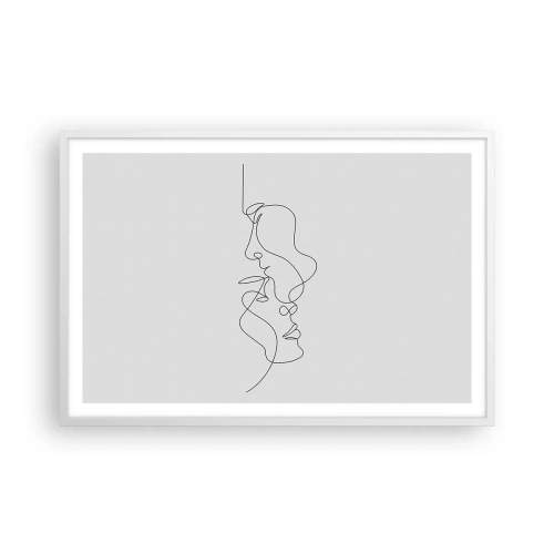 Poszter fekete keretben - Gyászos sóvárgás - 91x61 cm