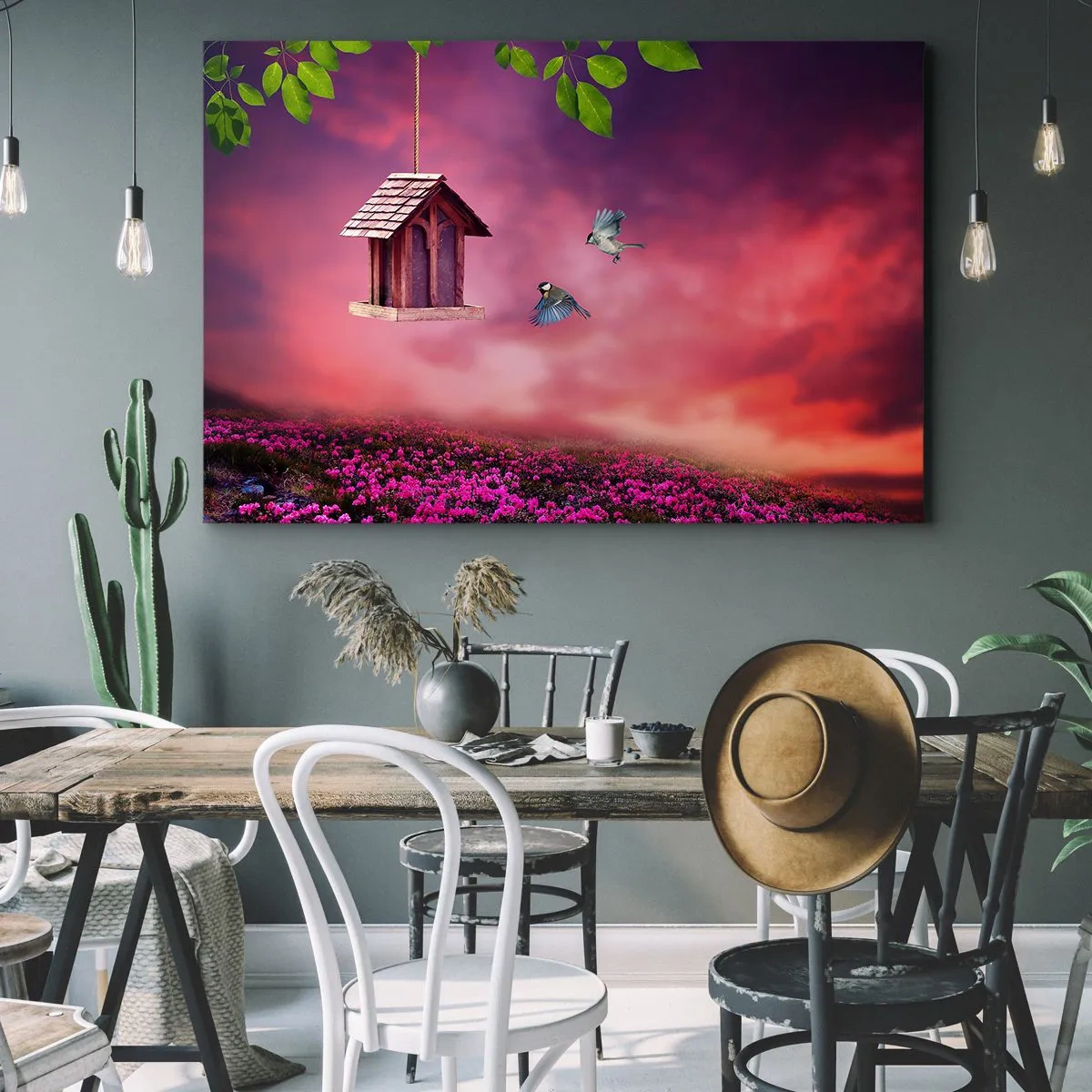Vászonkép - Meghívás vacsorára - 100x70 cm