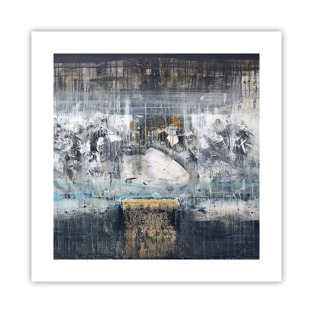 Poszter - Mint a jégen, mint a csomón - 40x40 cm